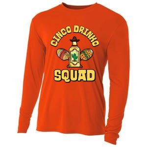 Cinco O Squad Cinco De Mayo Mexican Mexico Funny Gift Cooling Performance Long Sleeve Crew