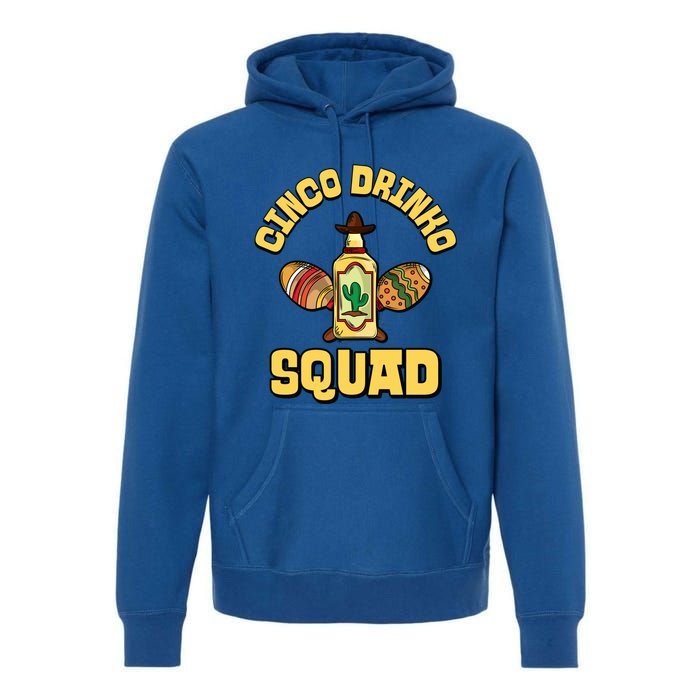 Cinco O Squad Cinco De Mayo Mexican Mexico Funny Gift Premium Hoodie