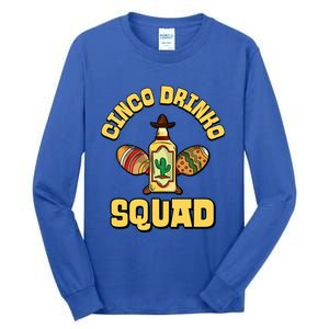 Cinco O Squad Cinco De Mayo Mexican Mexico Funny Gift Tall Long Sleeve T-Shirt