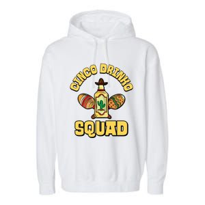 Cinco O Squad Cinco De Mayo Mexican Mexico Funny Gift Garment-Dyed Fleece Hoodie