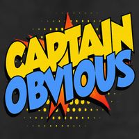 Captain Obvious Sarcastic Funny Superhero Easy Costume Adult Drive Performance Visor