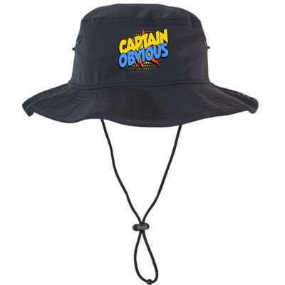 Captain Obvious Sarcastic Funny Superhero Easy Costume Bucket Hat