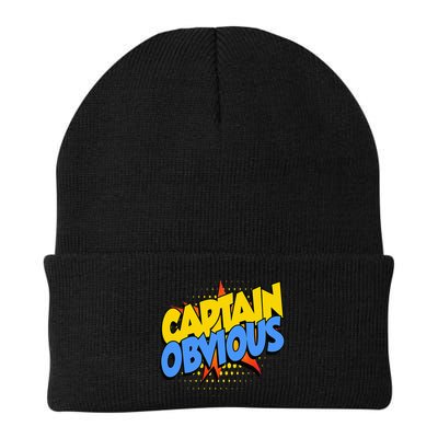 Captain Obvious Sarcastic Funny Superhero Easy Costume Beanie