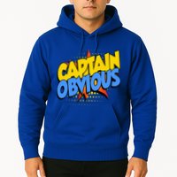 Captain Obvious Sarcastic Funny Superhero Easy Costume Hoodie