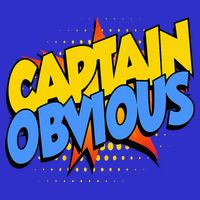 Captain Obvious Sarcastic Funny Superhero Easy Costume Bag