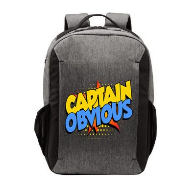 Captain Obvious Sarcastic Funny Superhero Easy Costume Vector Backpack