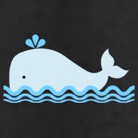Cute Ocean Sea Life Whale 7 Panel Mesh Trucker Snapback Hat