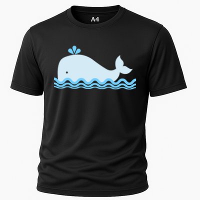 Cute Ocean Sea Life Whale Performance Shirt