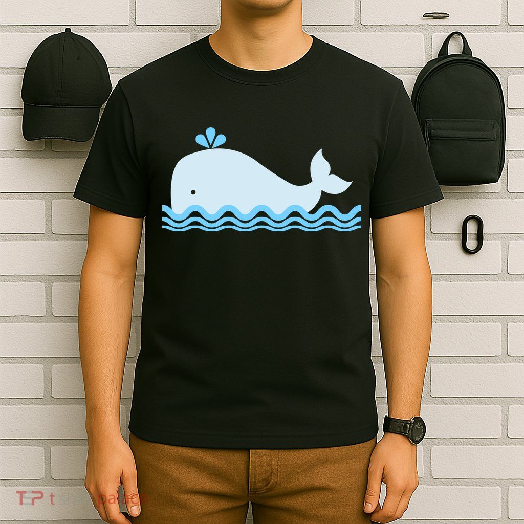 Cute Ocean Sea Life Whale T-Shirt