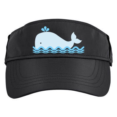 Cute Ocean Sea Life Whale Adult Drive Performance Visor