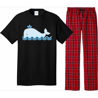 Cute Ocean Sea Life Whale Pajama Set