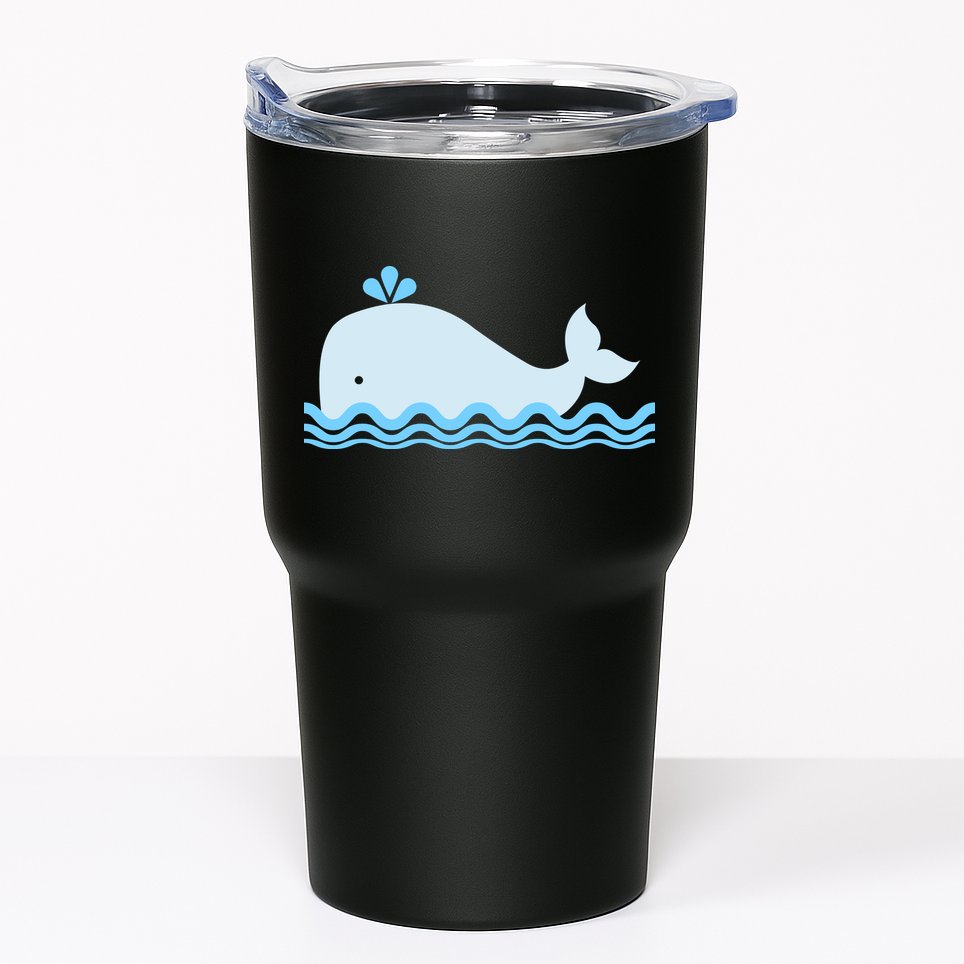 Cute Ocean Sea Life Whale Tumbler