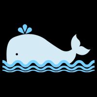 Cute Ocean Sea Life Whale Womens Tank Top