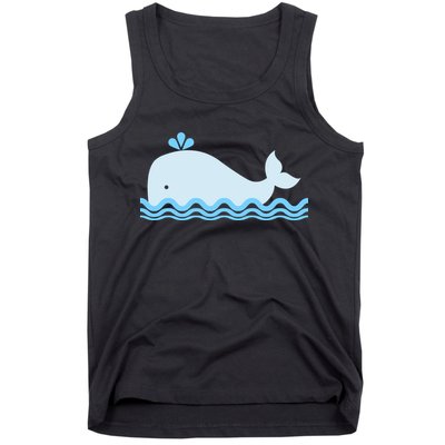Cute Ocean Sea Life Whale Tank Top