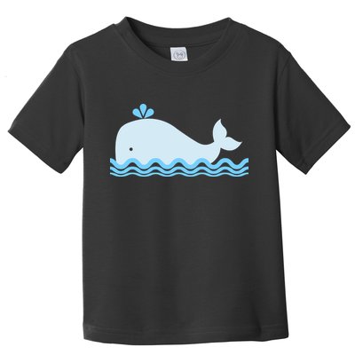 Cute Ocean Sea Life Whale Toddler T-Shirt
