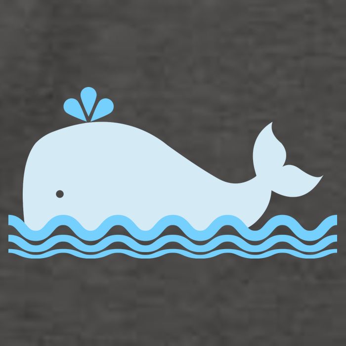 Cute Ocean Sea Life Whale Vector Backpack