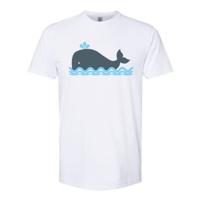 Cute Ocean Sea Life Whale Softstyle® CVC T-Shirt