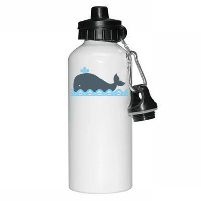 Cute Ocean Sea Life Whale Aluminum Water Bottle 