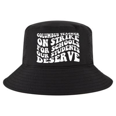 Columbus Ohio School Teachers Strike Cool Comfort Performance Bucket Hat