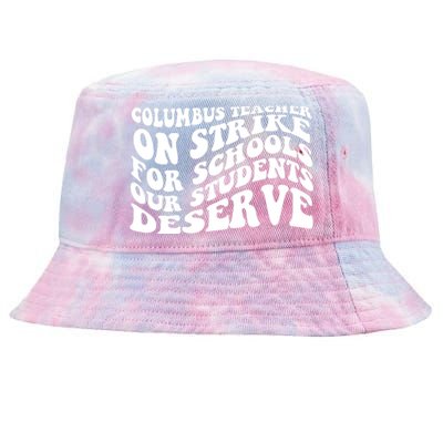 Columbus Ohio School Teachers Strike Tie-Dyed Bucket Hat