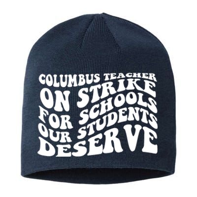 Columbus Ohio School Teachers Strike Sustainable Beanie