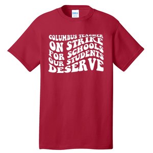 Columbus Ohio School Teachers Strike Tall T-Shirt