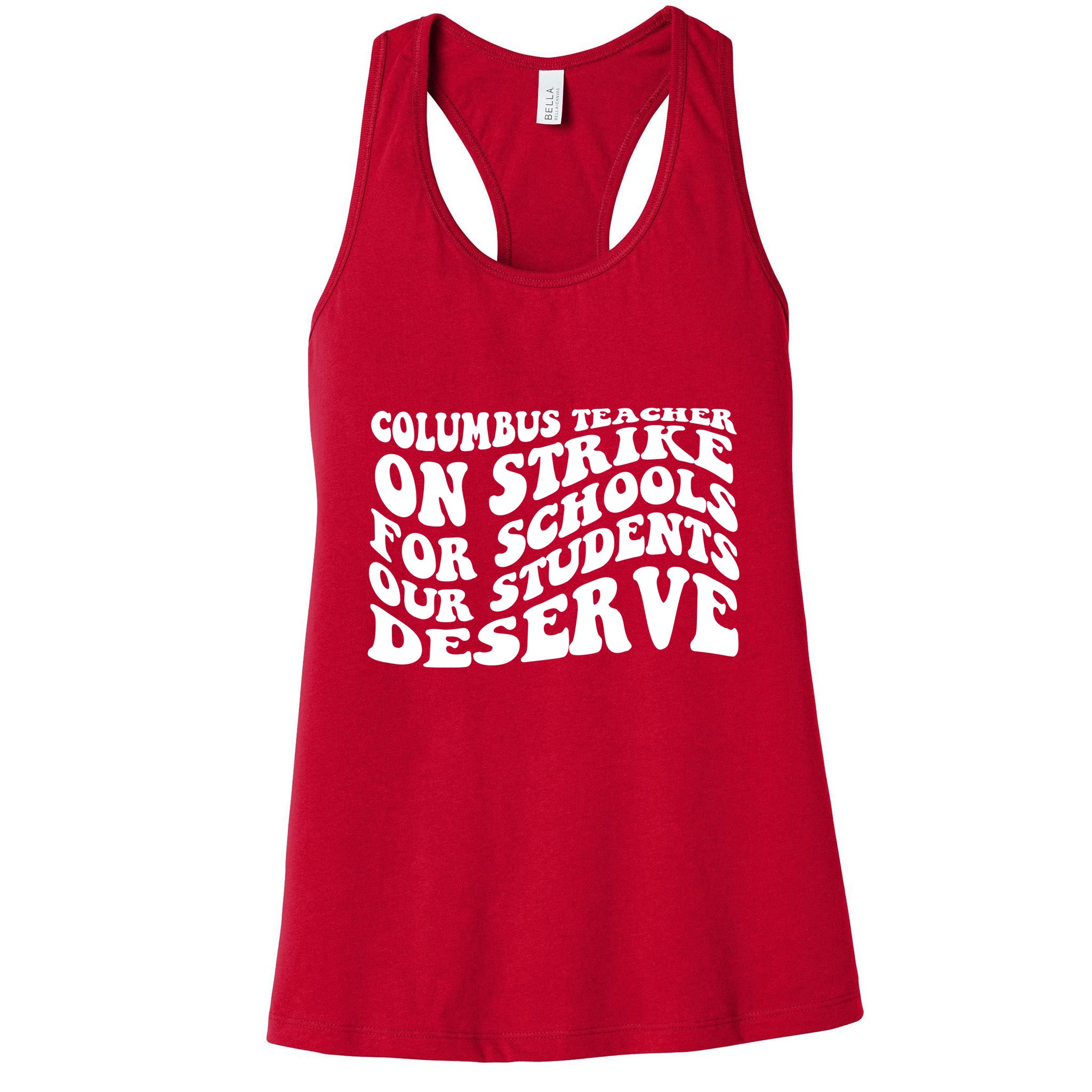 Columbus Ohio School Teachers Strike Womens Tank Top