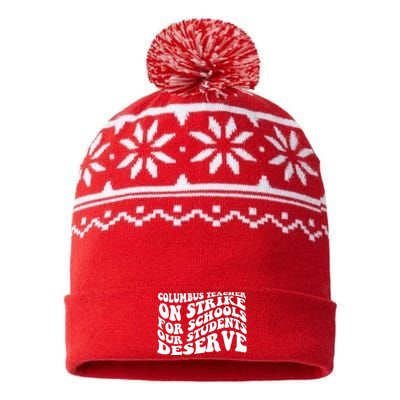 Columbus Ohio School Teachers Strike USA-Made Snowflake Beanie