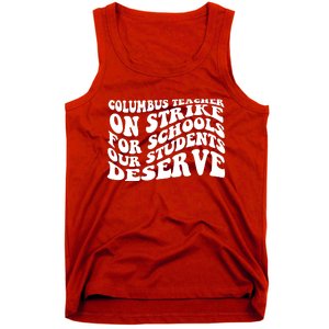 Columbus Ohio School Teachers Strike Tank Top