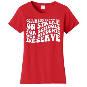 Columbus Ohio School Teachers Strike Women's T-Shirt