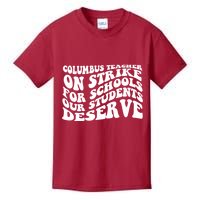 Columbus Ohio School Teachers Strike Kids T-Shirt