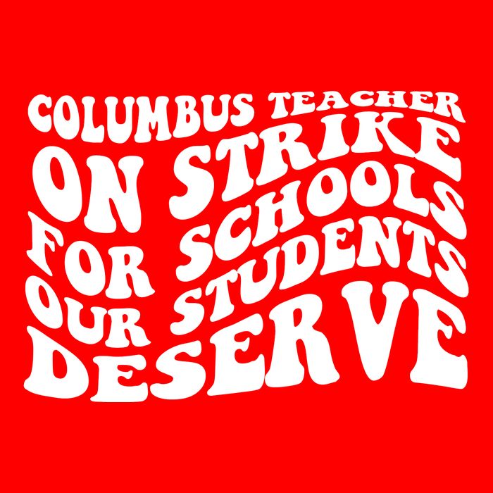 Columbus Ohio School Teachers Strike Kids T-Shirt