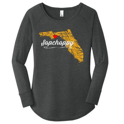 City Of Sopchoppy FLORIDA FL Merch Souvenir Women's Perfect Tri Tunic Long Sleeve Shirt