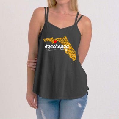 City Of Sopchoppy FLORIDA FL Merch Souvenir Women's Strappy Tank