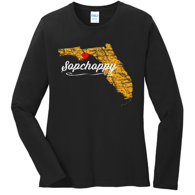 City Of Sopchoppy FLORIDA FL Merch Souvenir Ladies Long Sleeve Shirt