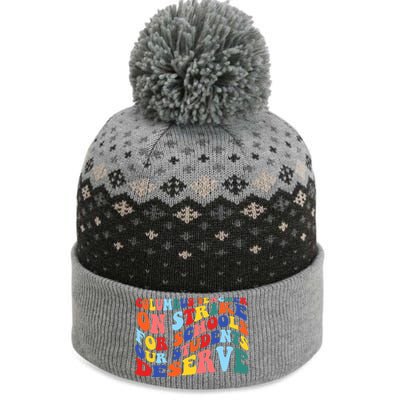 Columbus Ohio School Teachers Strike Retro Style The Baniff Cuffed Pom Beanie