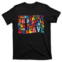 Columbus Ohio School Teachers Strike Retro Style T-Shirt