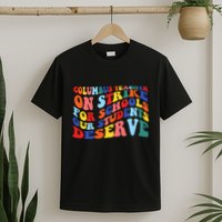 Columbus Ohio School Teachers Strike Retro Style T-Shirt