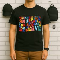 Columbus Ohio School Teachers Strike Retro Style T-Shirt
