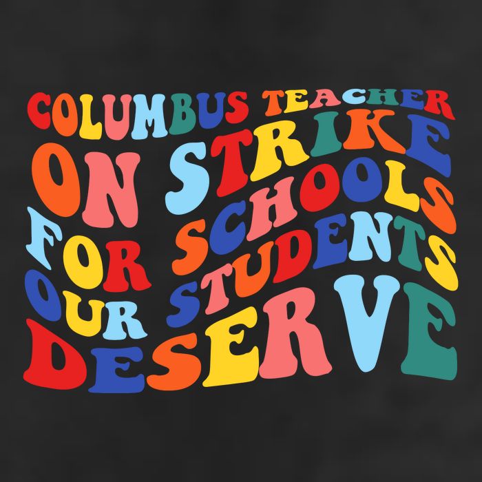 Columbus Ohio School Teachers Strike Retro Style Beanie