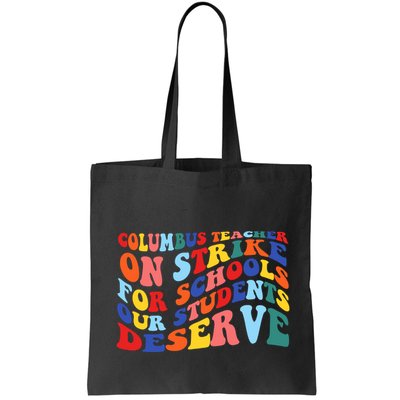 Columbus Ohio School Teachers Strike Retro Style Bag