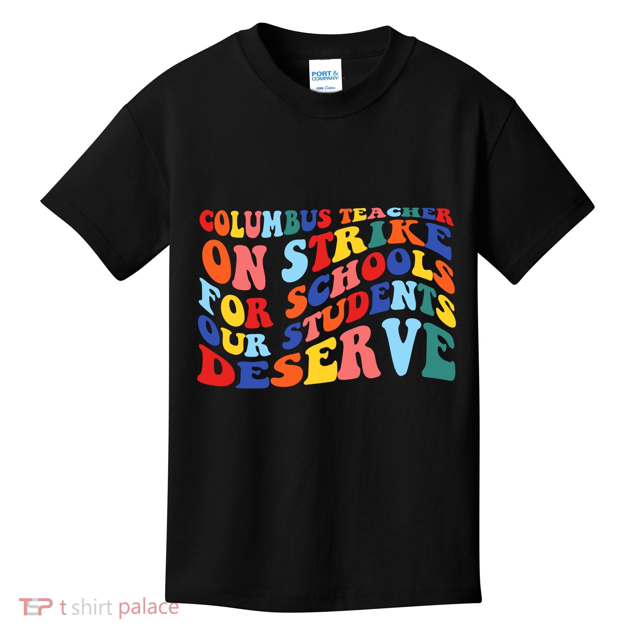 Columbus Ohio School Teachers Strike Retro Style Kids T-Shirt