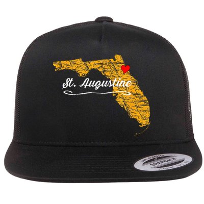 City Of St. Augustine FLORIDA Vacation Souvenir Flatbill Hat