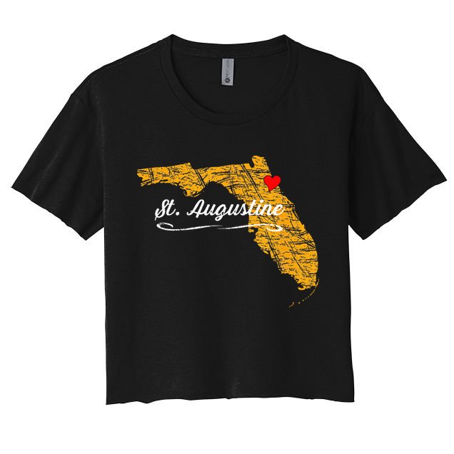 City Of St. Augustine FLORIDA Vacation Souvenir Crop Top