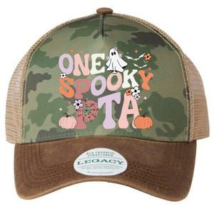 Cute One Spooky PTA Physical Therapy Assistant Halloween Legacy Tie Dye Trucker Hat