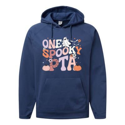 Cute One Spooky PTA Physical Therapy Assistant Halloween Performance Fleece Hoodie