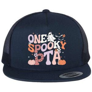 Cute One Spooky PTA Physical Therapy Assistant Halloween Flat Bill Trucker Hat