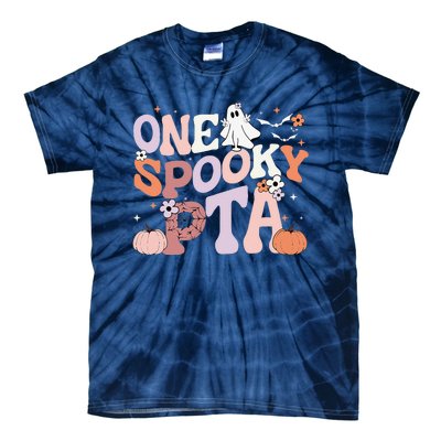 Cute One Spooky PTA Physical Therapy Assistant Halloween Tie-Dye T-Shirt