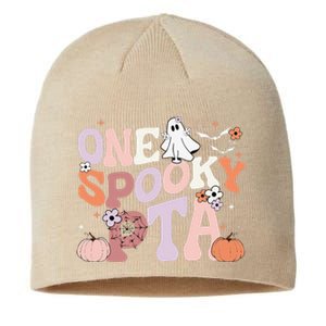 Cute One Spooky PTA Physical Therapy Assistant Halloween Sustainable Beanie