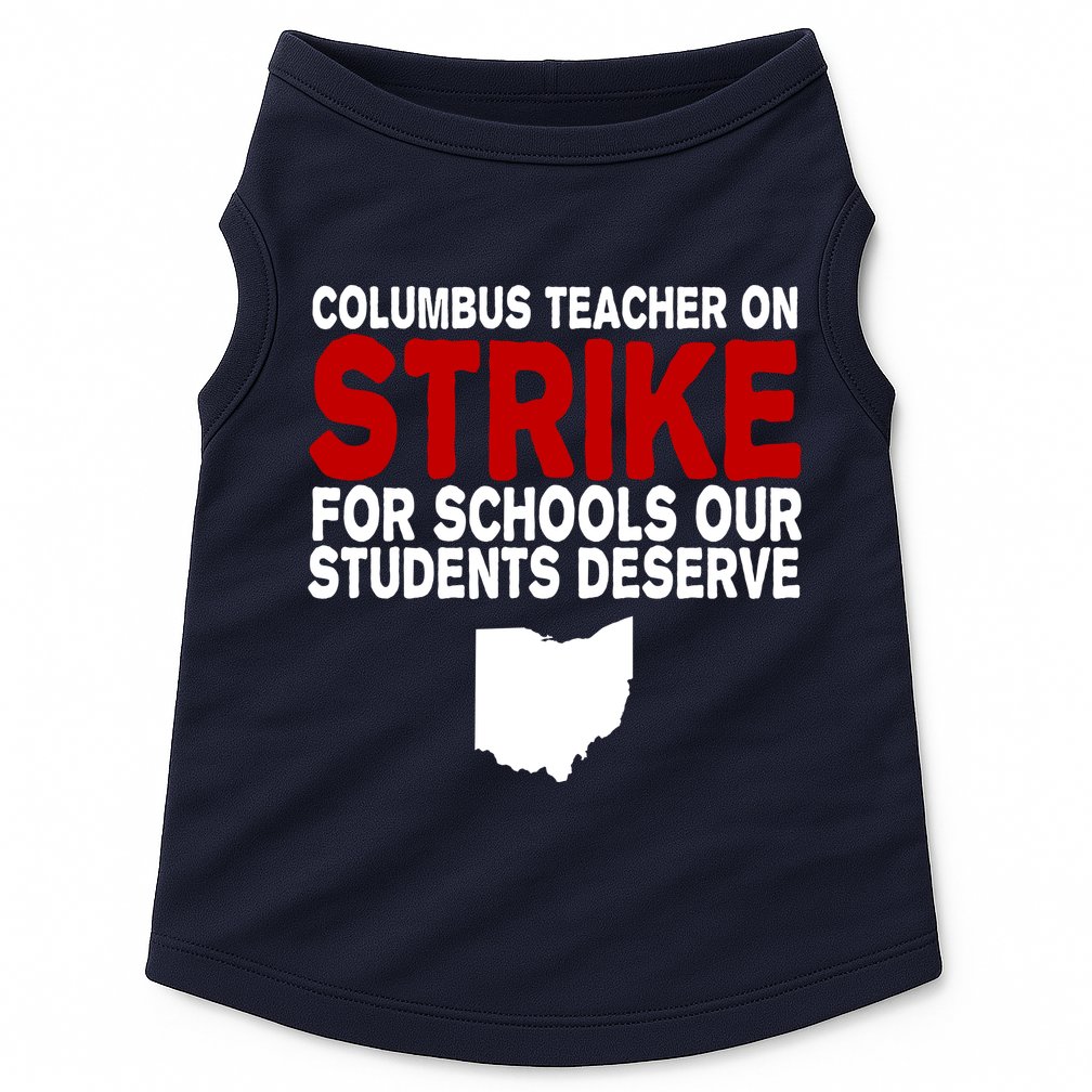 Columbus Ohio School Teachers On Strike Doggie Tank